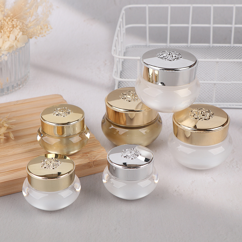 Luxury Skincare Cream - Acrylic Empty Travel Cream Jars 5/10/20g