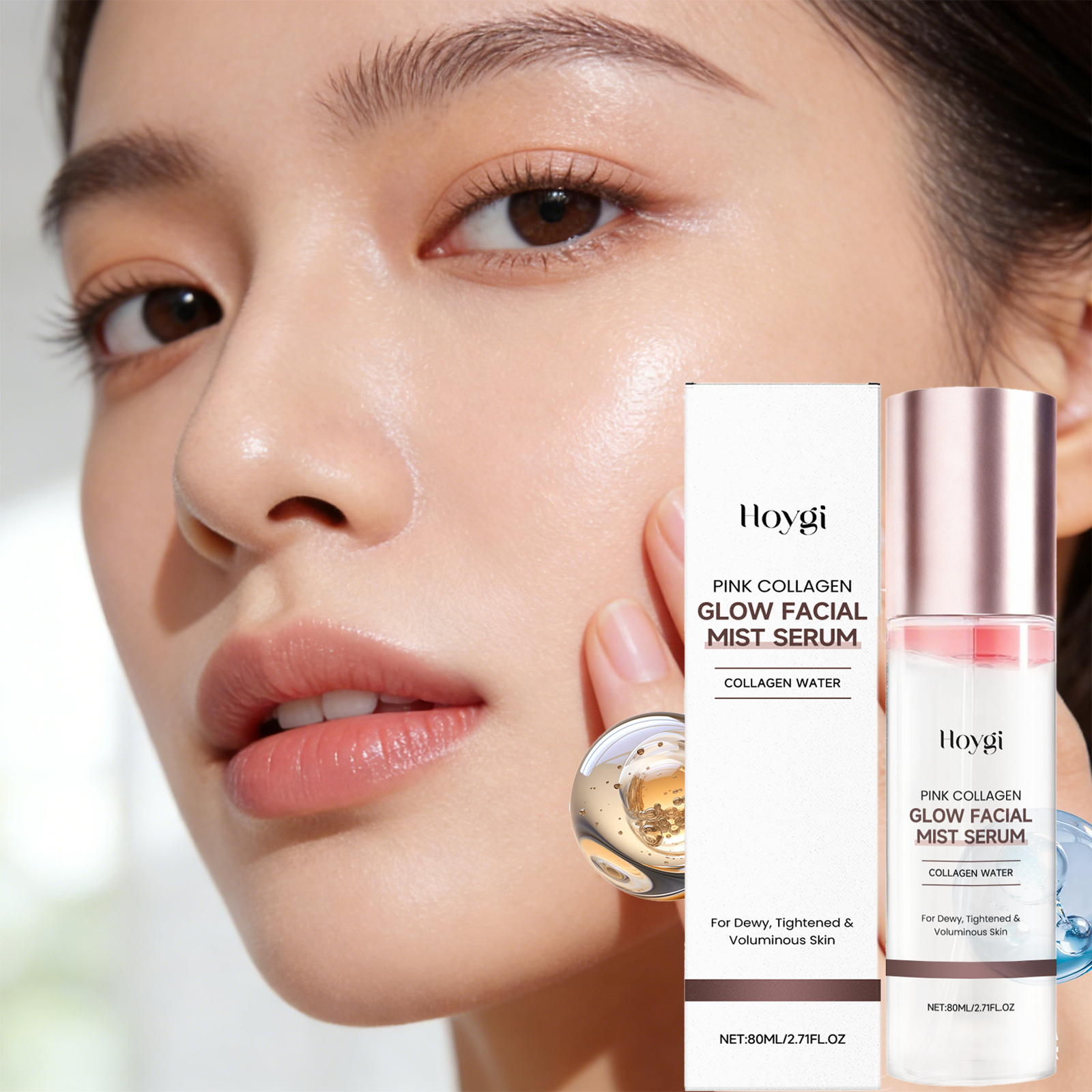 Luxury Skincare Aesthetic - 80ml Hydrating Mist for Anti Dryness