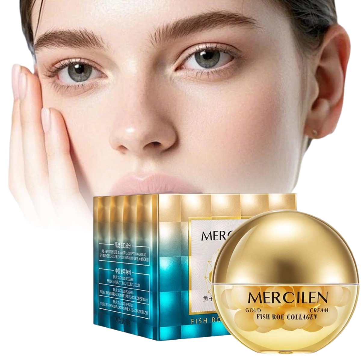 Luxury Skincare Cream - Collagen Peptide Smooth Wrinkles Lift &