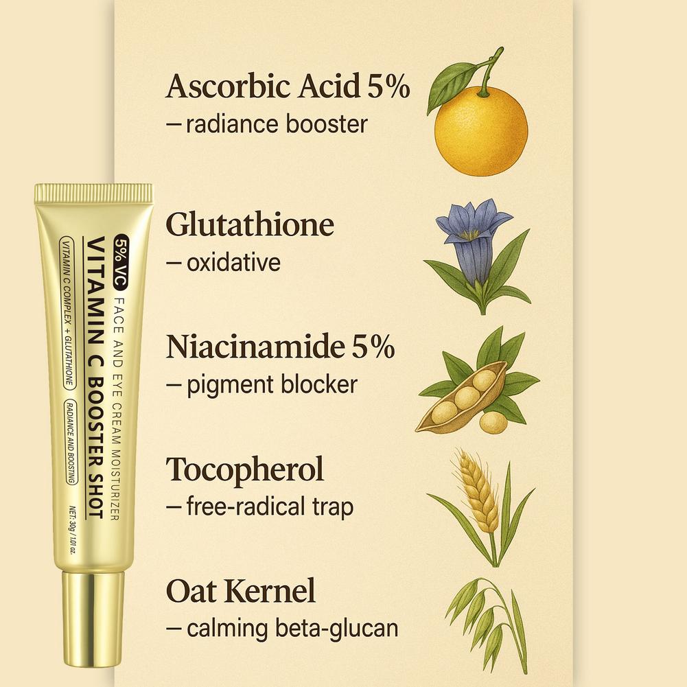 Vitamin C Booster Serum Glutat - Exosome Serum Ampoule ulasan dan harga