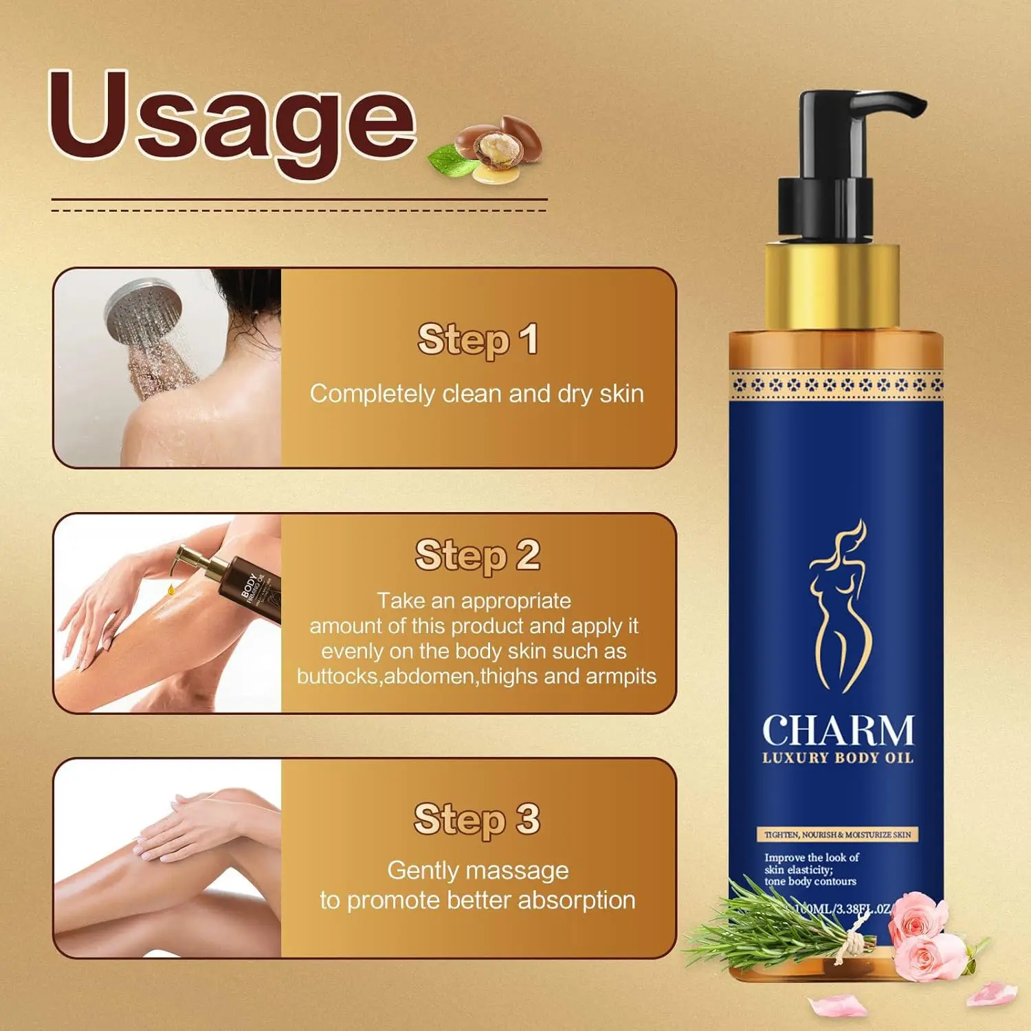 Firming Body Oil Luxury Body O - Luxury Skincare Accessories ulasan dan harga