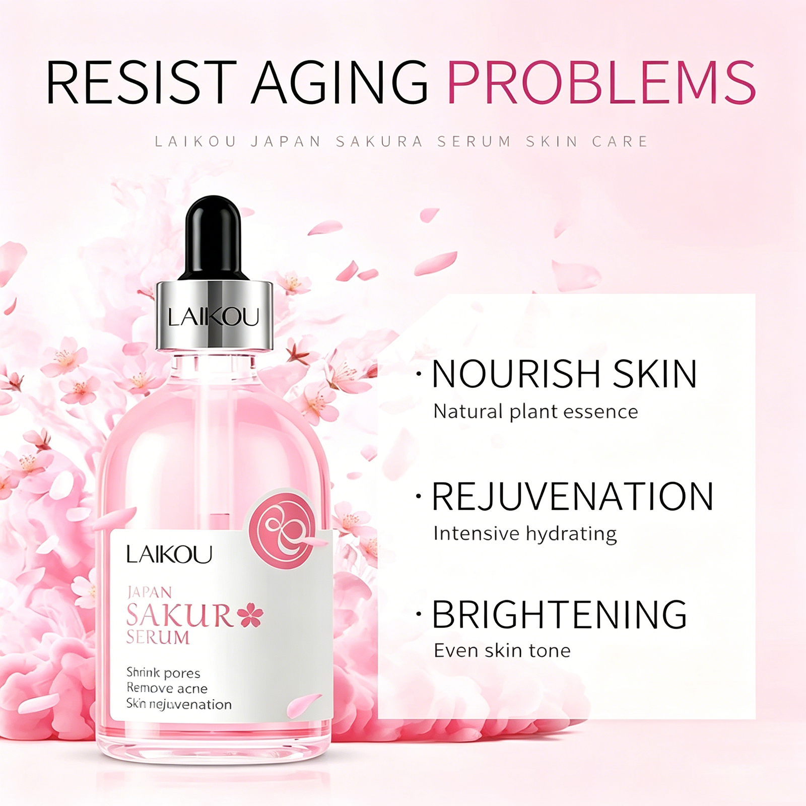 LAIKOU Sakura & Rose Essence S - Exosome Serum Ampoule ulasan dan harga