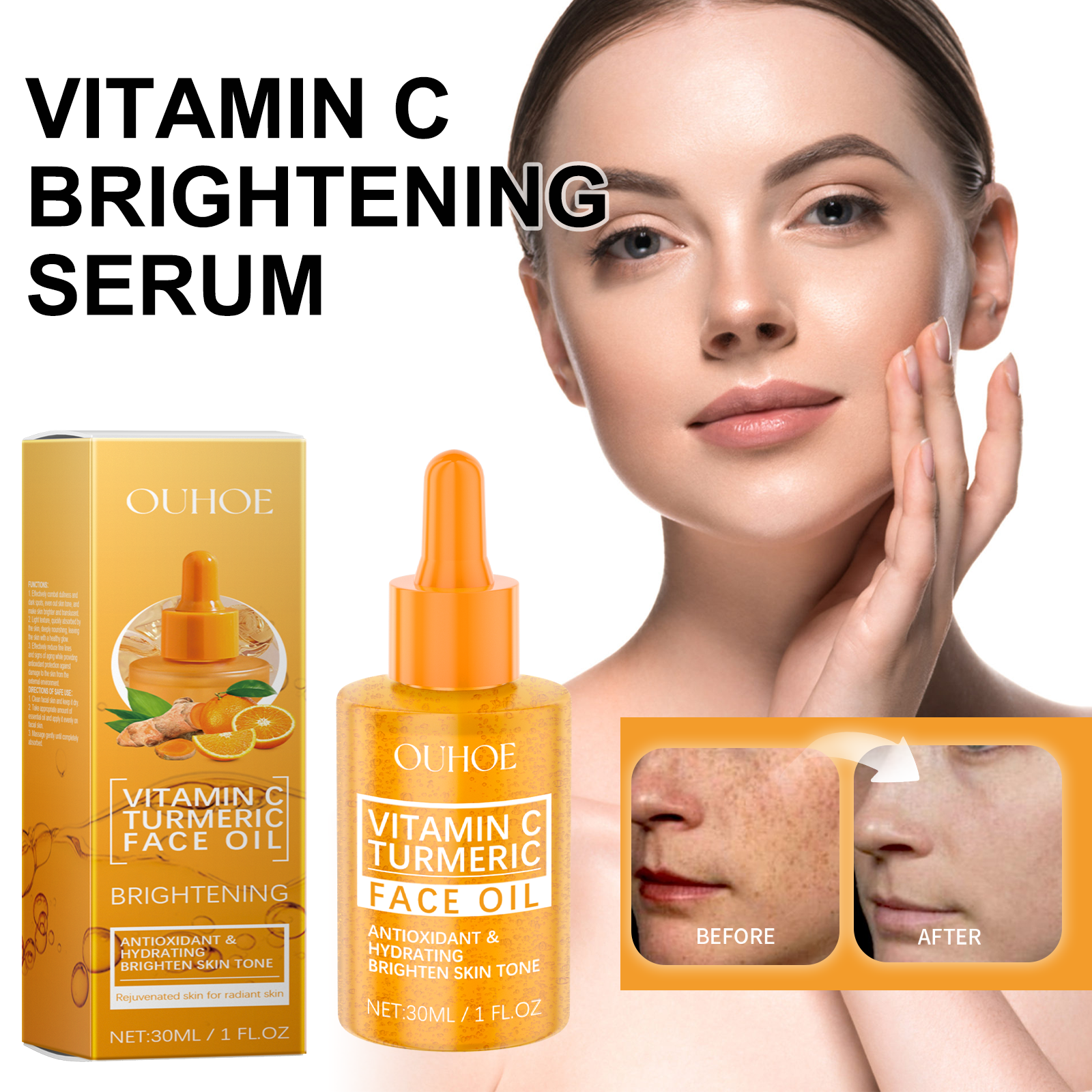 30ml Vitamin C Brightening Ser - Exosome Serum Ampoule ulasan dan harga