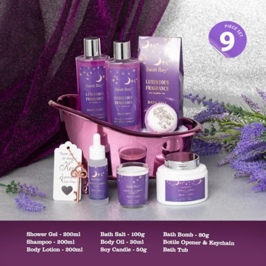 Bath Basket Spa Kit Spa Gifts  - Luxury Skincare Sets ulasan dan harga