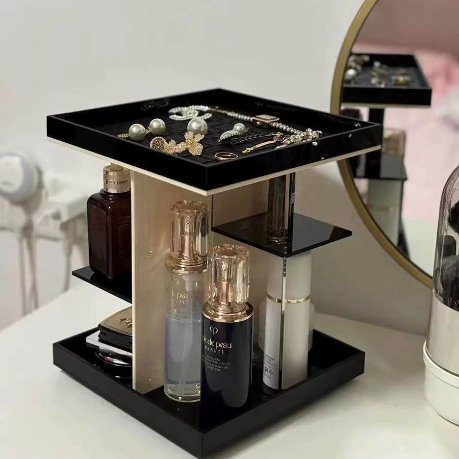 Luxury Acrylic Cosmetic Storag - Luxury Skincare Aesthetic ulasan dan harga