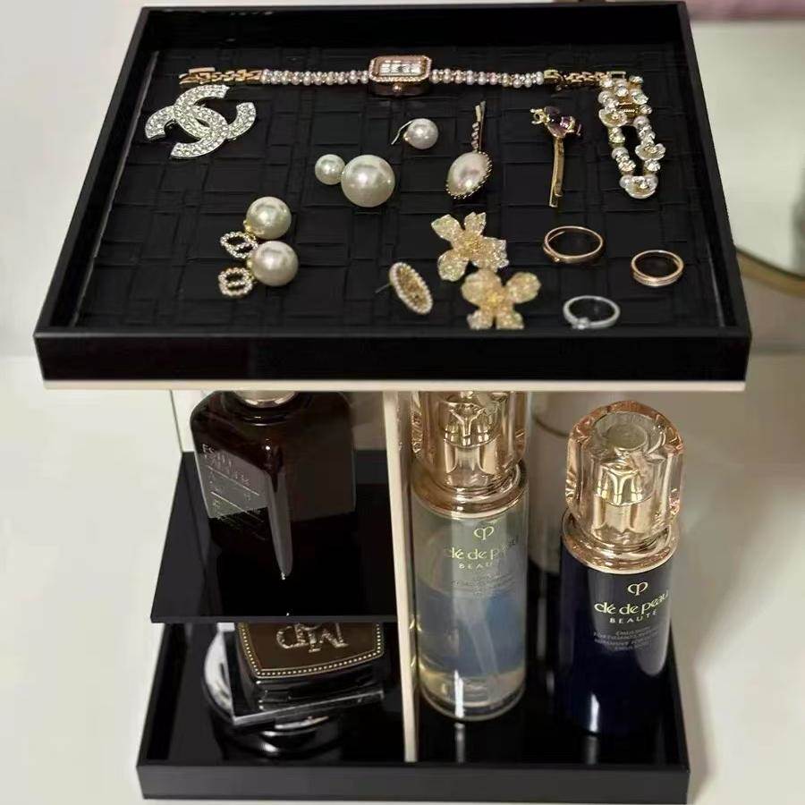 Luxury Acrylic Cosmetic Storag - Luxury Skincare Aesthetic ulasan dan harga