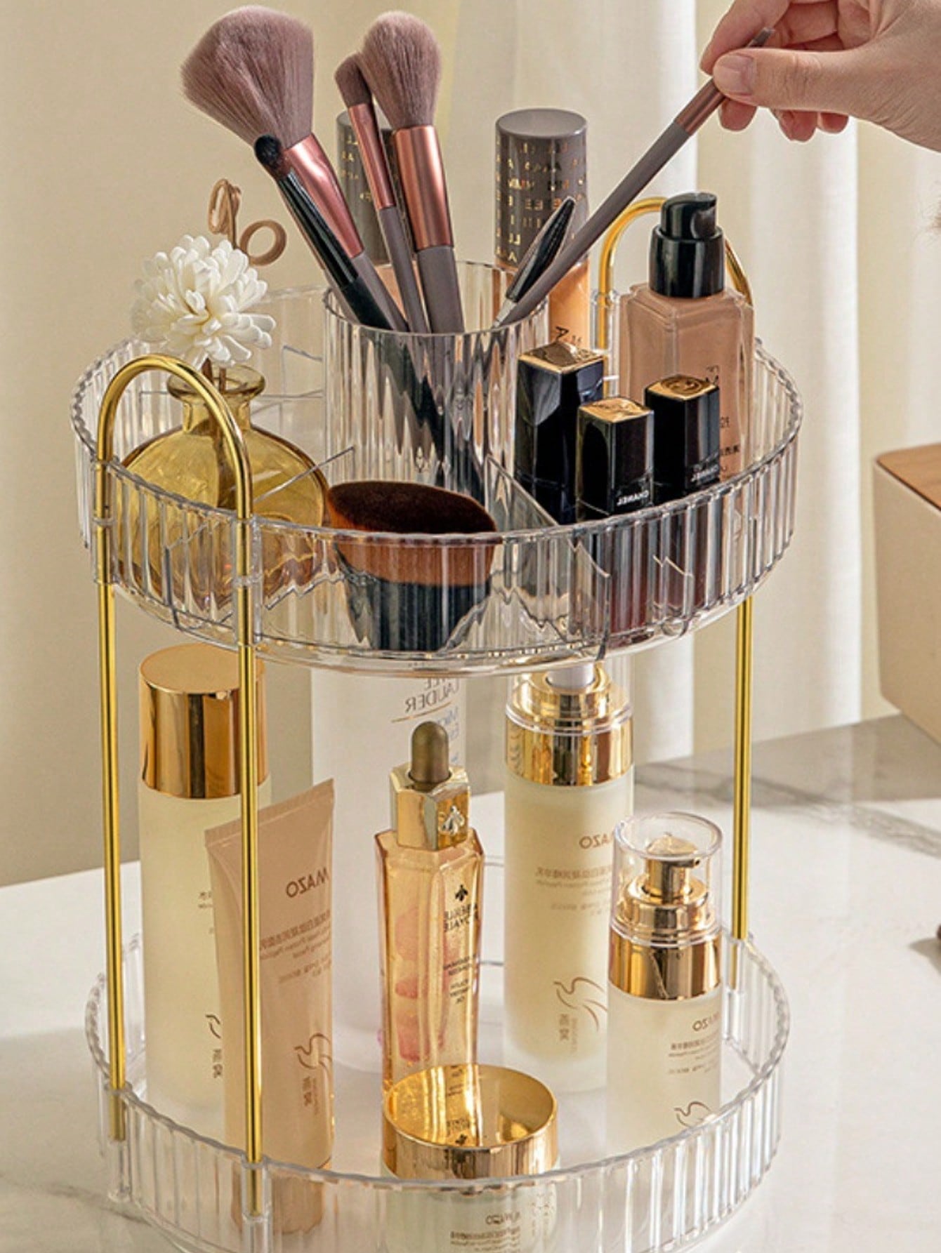Makeup Brush Storage Box Pen H - Luxury High End Skincare ulasan dan harga