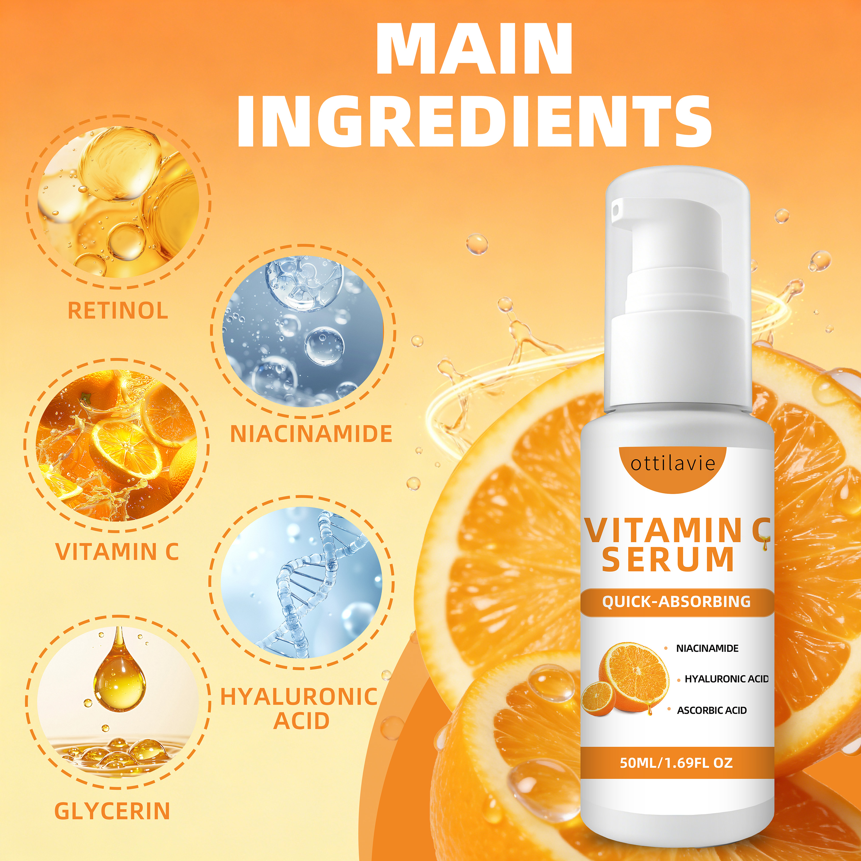 ottilavie VITAMIN C SERUM – Ge - Exosome Serum Ampoule ulasan dan harga