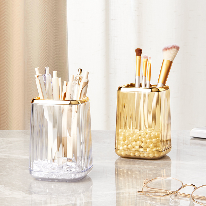 Desktop Cosmetic Brushes Stora - Luxury Skincare Accessories ulasan dan harga