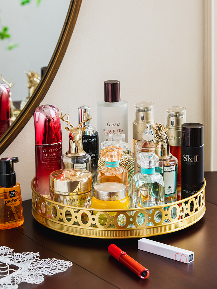 Light luxury mirror brass rota - Luxury High End Skincare ulasan dan harga
