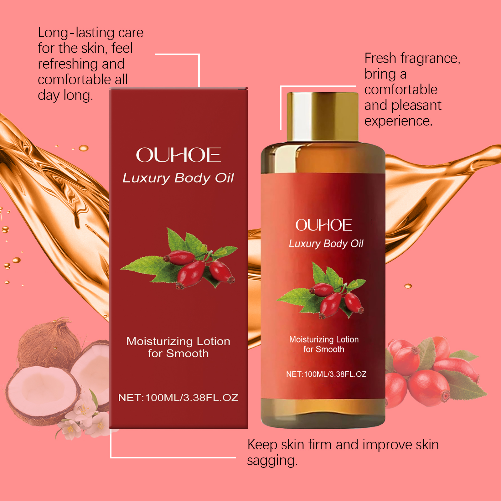100ML Luxury Body Oil Deep Moi - Luxury Skincare Essence ulasan dan harga
