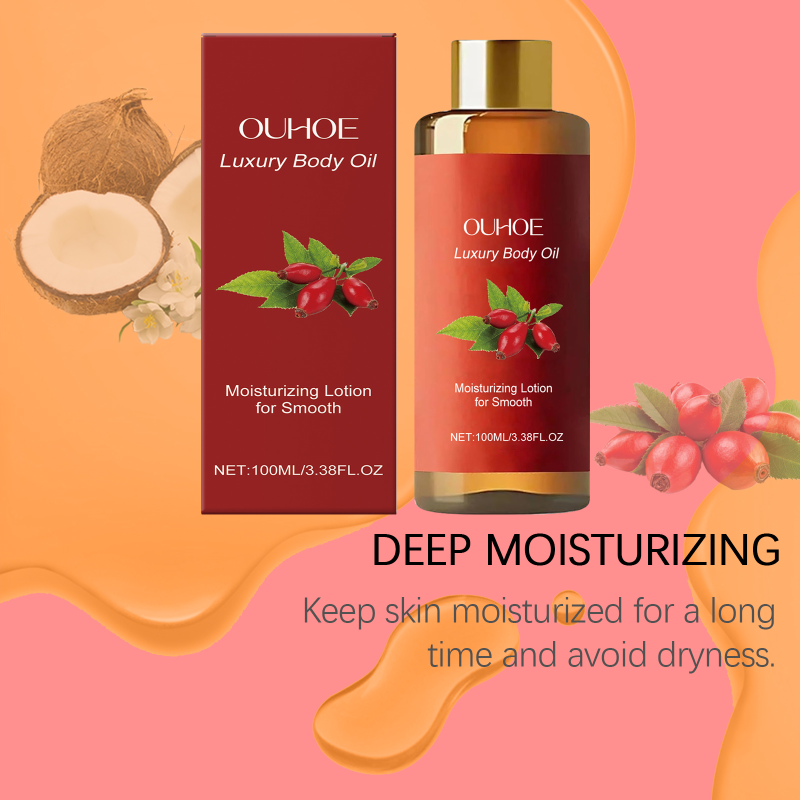 100ML Luxury Body Oil Deep Moi - Luxury Skincare Essence ulasan dan harga