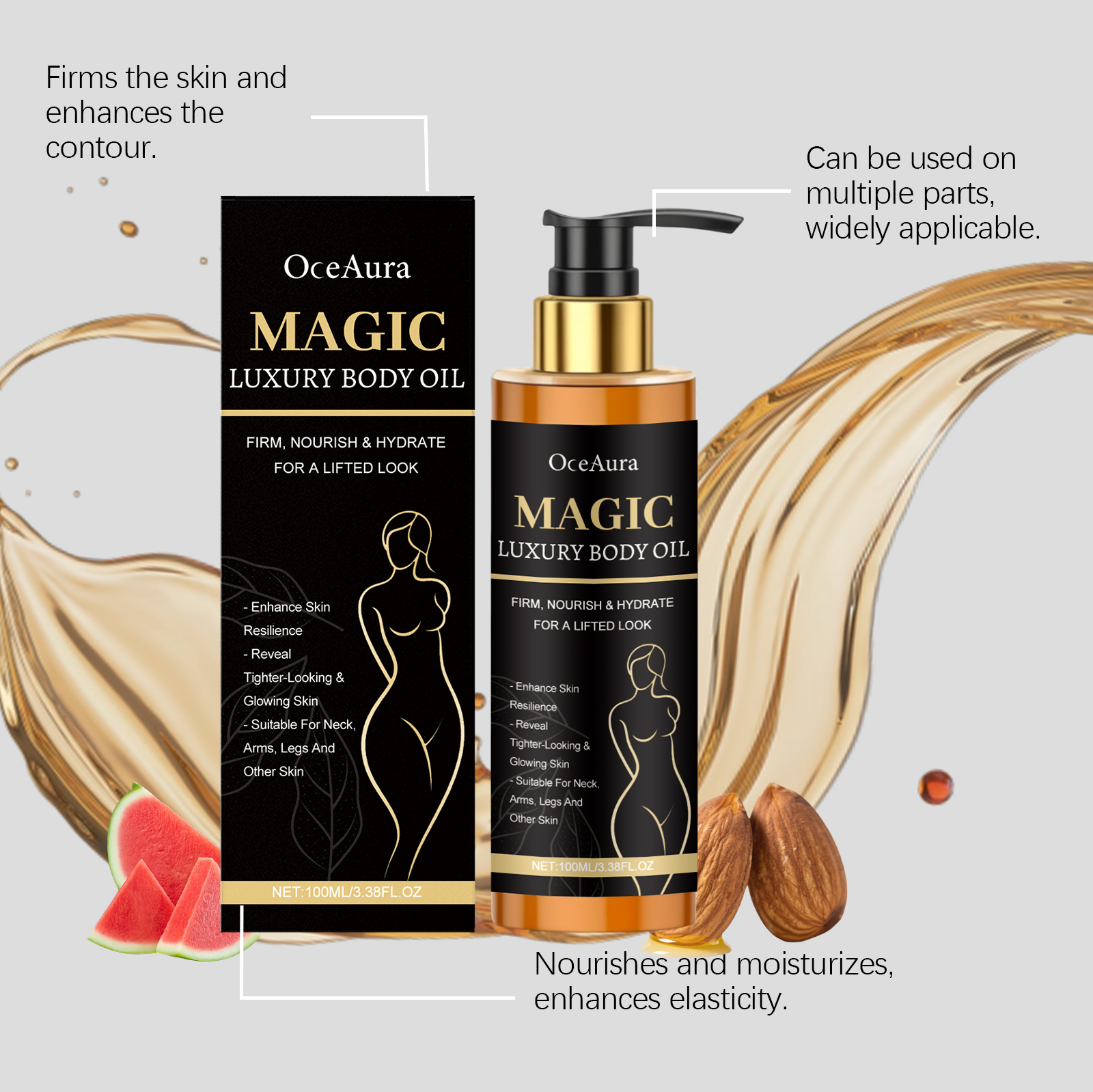 Luxury  Firming Body Oil Lifti - Luxury Skincare Essence ulasan dan harga
