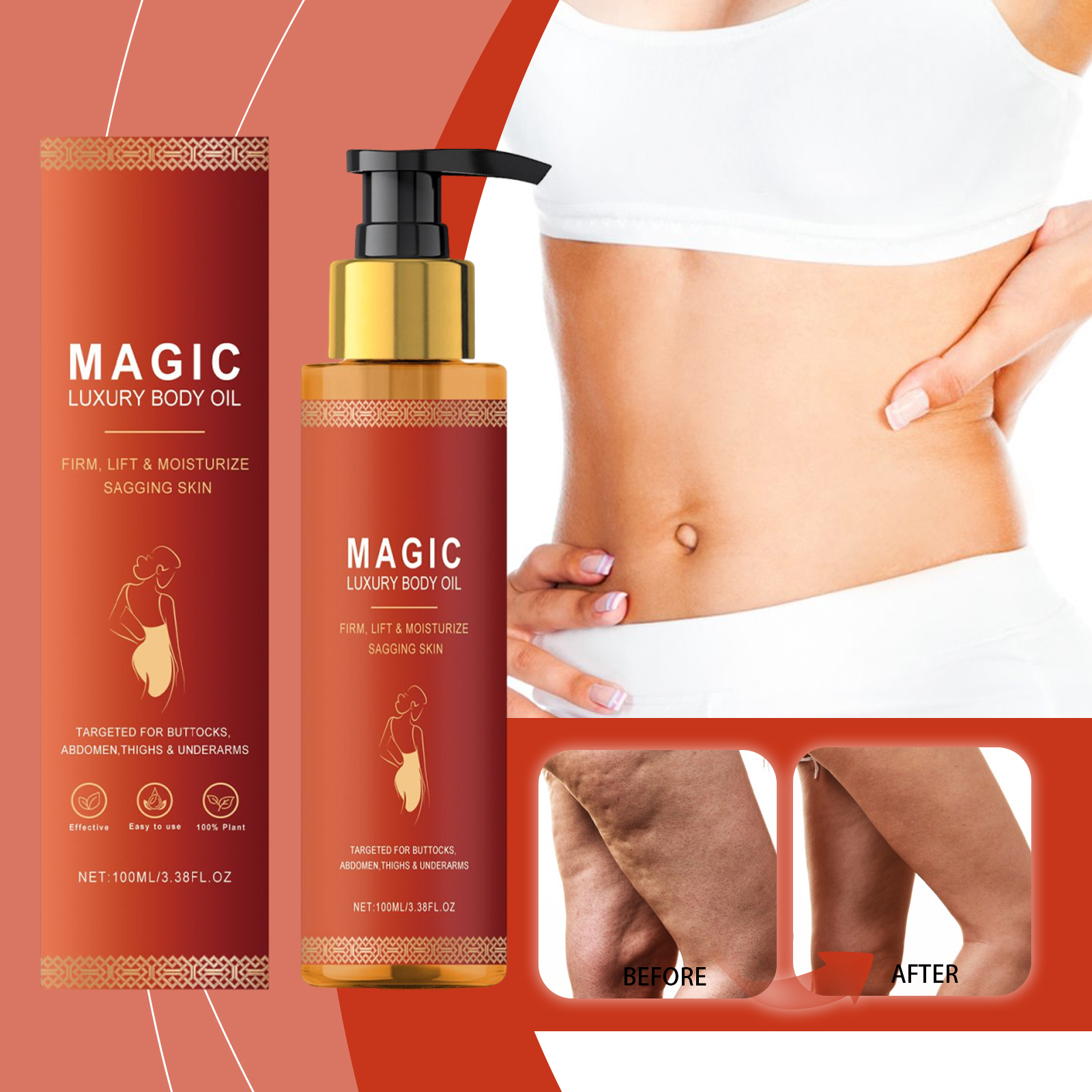 Magic Luxury Body Oil Moisturi - Luxury Skincare Cream ulasan dan harga
