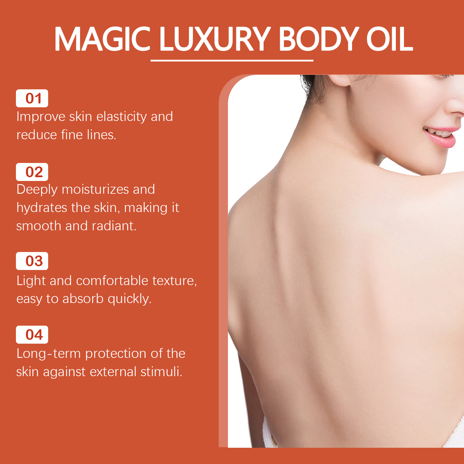 Magic Luxury Body Oil Moisturi - Luxury Skincare Cream ulasan dan harga