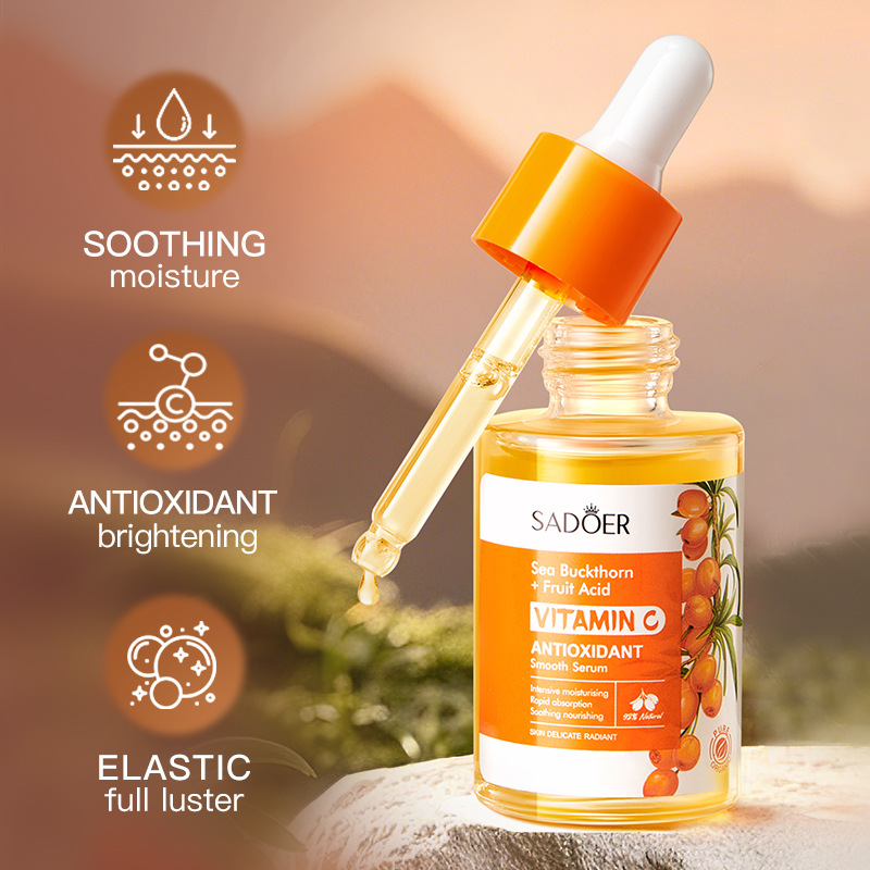 SADOER Sea Buckthorn Vitamin C - Exosome Serum Ampoule ulasan dan harga