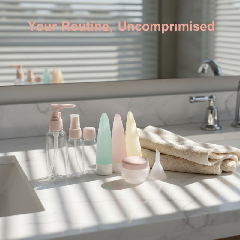 Luxury Travel Bottles Set 11in - Luxury Skincare Sets ulasan dan harga