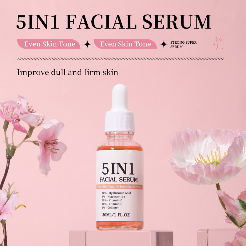 5 in 1 Vitamin C Facial Serum  - Exosome Serum Ampoule ulasan dan harga
