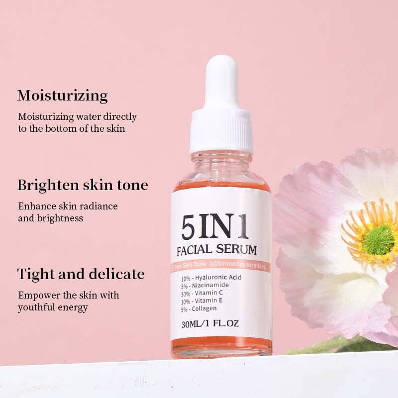 5 in 1 Vitamin C Facial Serum  - Exosome Serum Ampoule ulasan dan harga