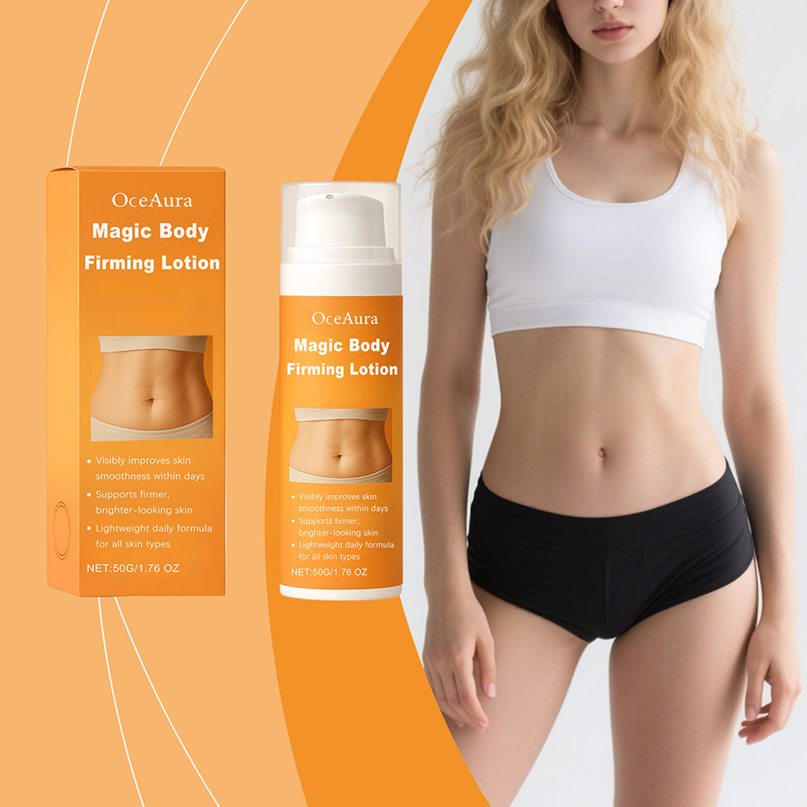50g Luxury Body Oil,Magics Bod - Luxury Skincare Whitening Cream ulasan dan harga