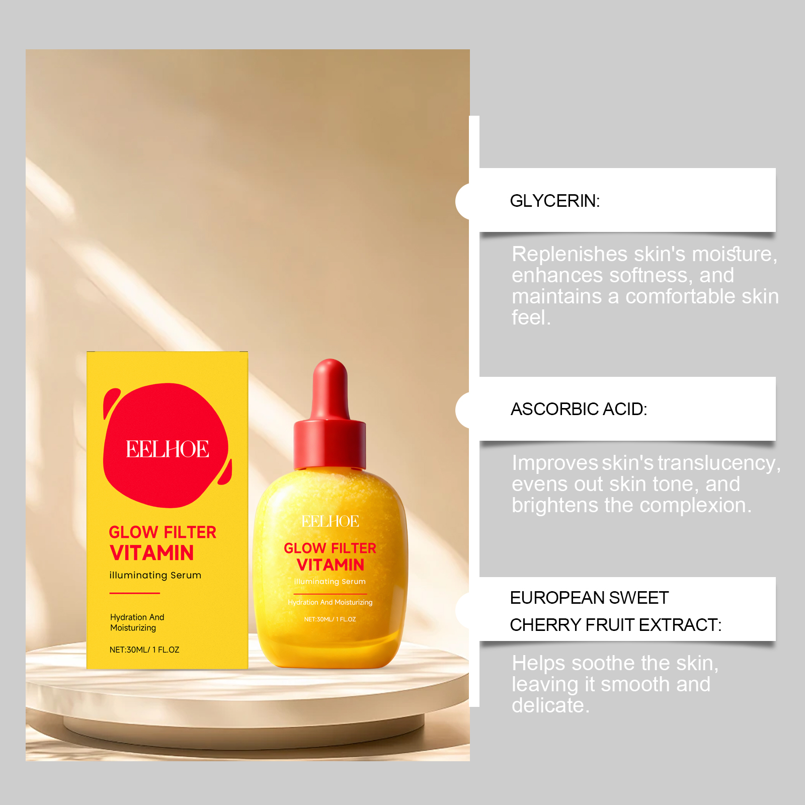 Vitamin C Face Serum Cherry Il - Exosome Serum Ampoule ulasan dan harga